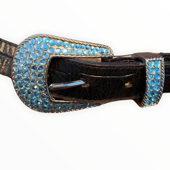 Swarovski Crystals Buckle Western Style Belt main image 6